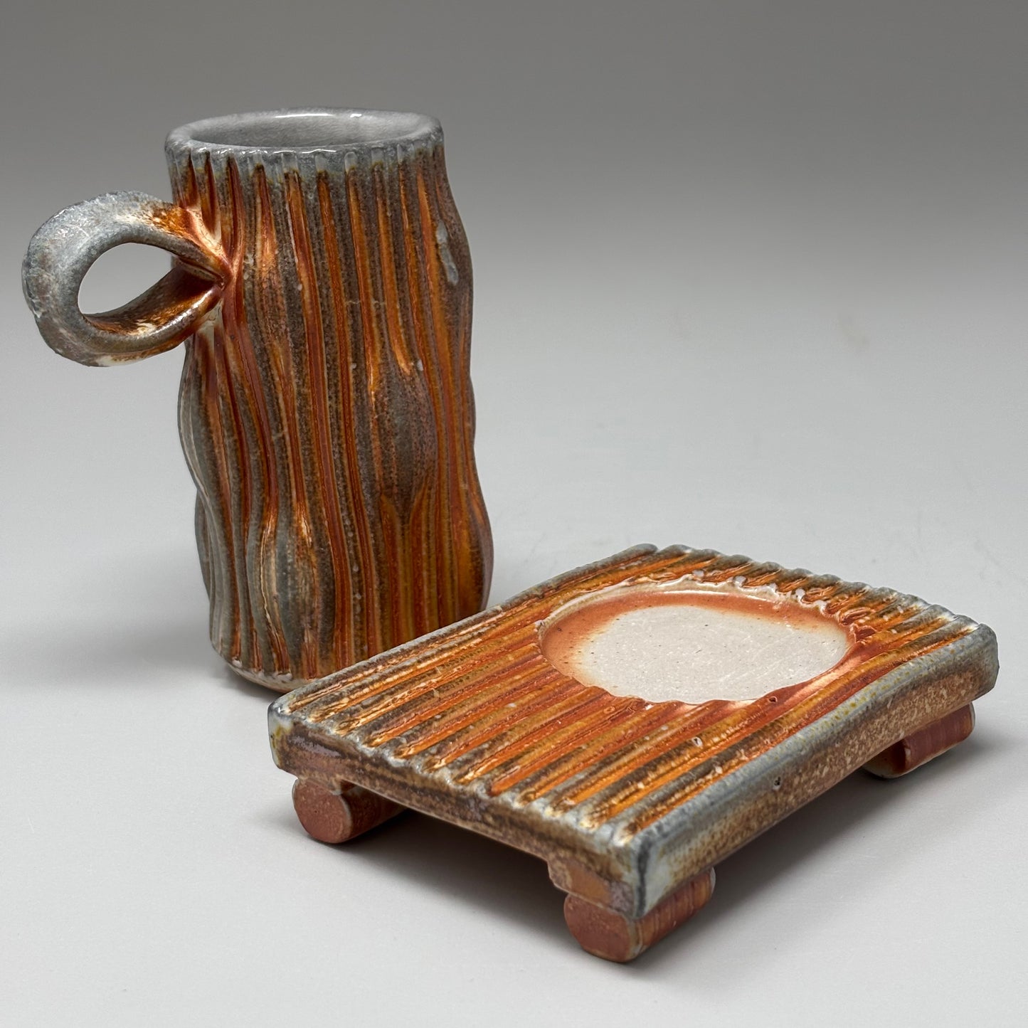 Richard Burkett, Espresso Cup w/ saucer (rectangular base)