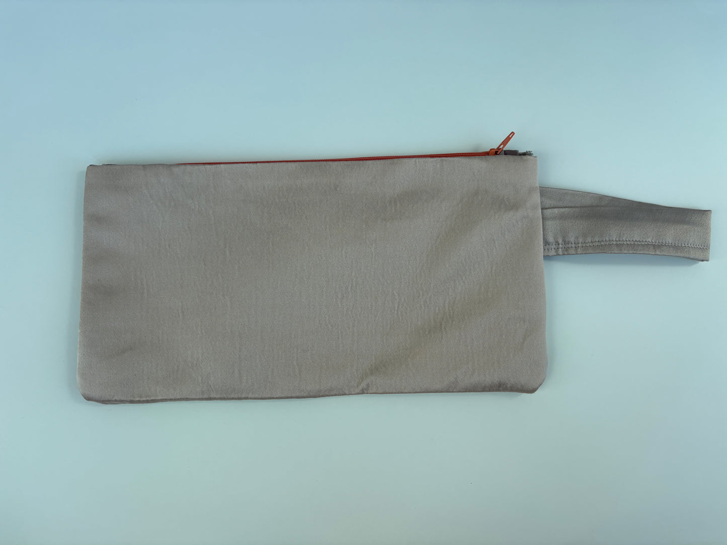 Kimono silk Flat zipper pouches