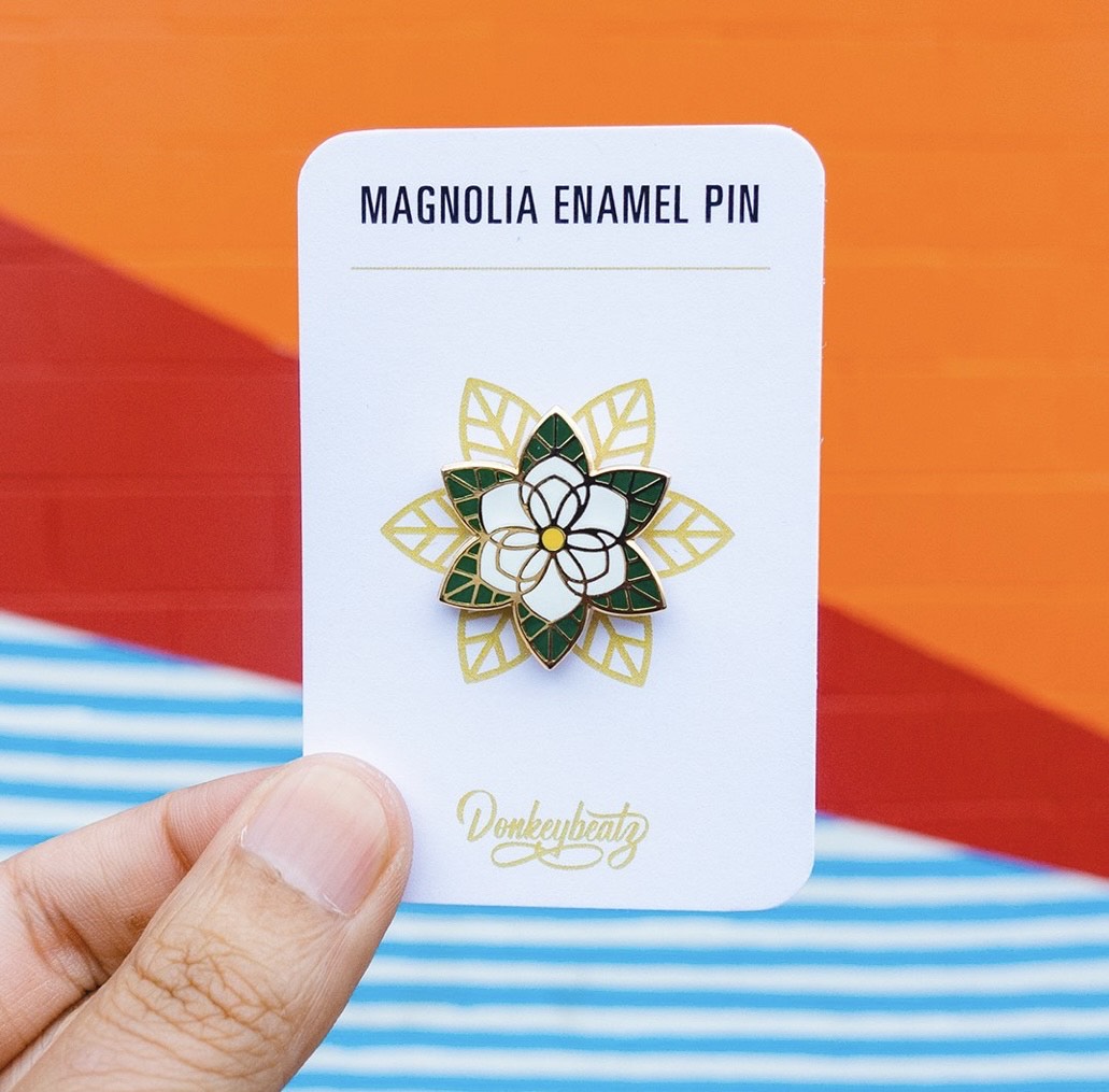 Donkey Beatz, Magnolia Enamel Pins