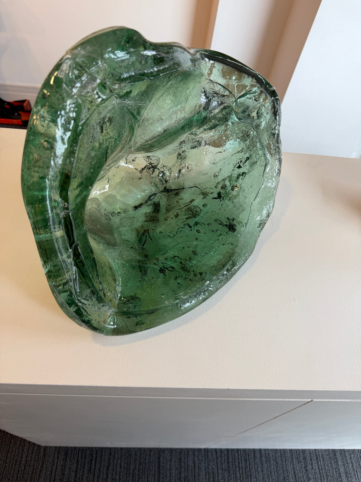 Caitlin Waugh, Green Bottle Glass cast bowl