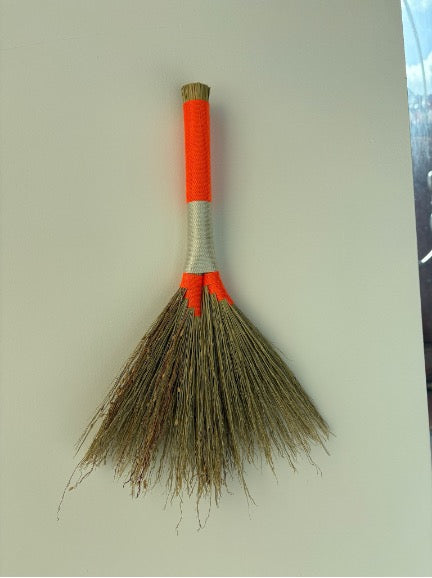 Molly Koehn, traffic cone broom, 1