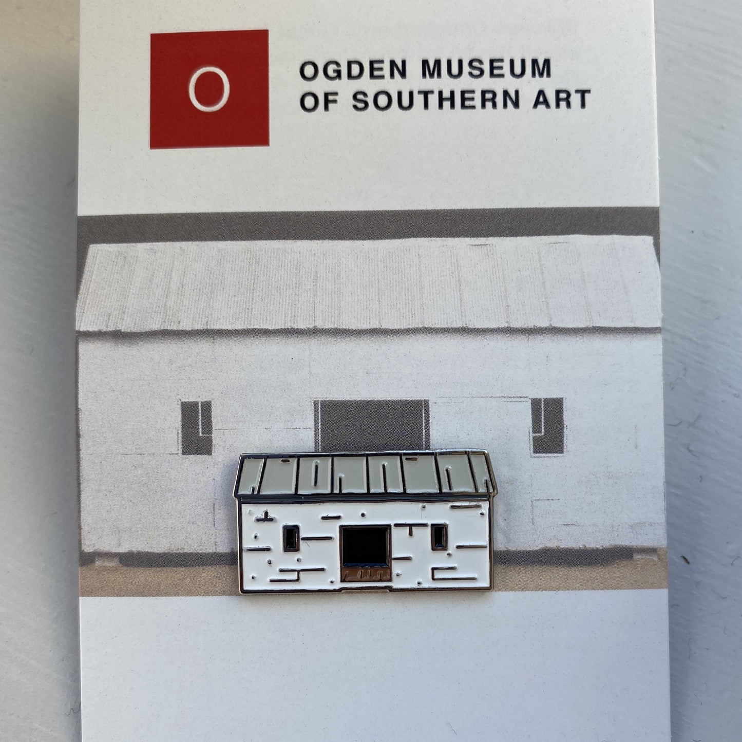 William Christenberry Ghost Form Lapel Pin