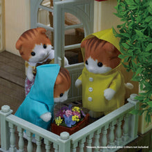 Load image into Gallery viewer, Set of 4 Doll Figures, Orange Cat Family, Collectible Toys
