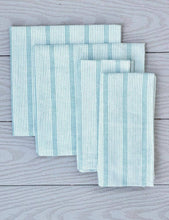 Load image into Gallery viewer, Cloth Napkins- Stripes - Set of 4
