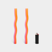 Load image into Gallery viewer, Wiggle Candle Sticks by Lex Pott - Orange (2 pack)
