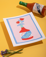 Load image into Gallery viewer, Crystal Hot Sauce Red Print
