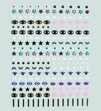 Load image into Gallery viewer, Nail Art Stickers - Stars In Your Eyes

