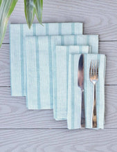 Load image into Gallery viewer, Cloth Napkins- Stripes - Set of 4
