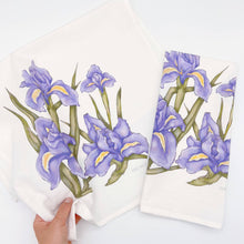Load image into Gallery viewer, Purple Iris Towel
