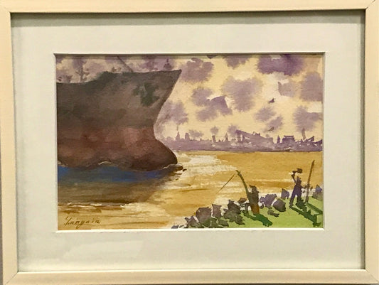 Diego Larguia, Original Watercolor