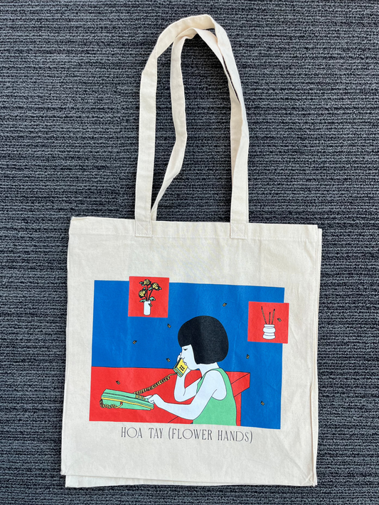 Hoa Tay (Flower Hands) tote bag