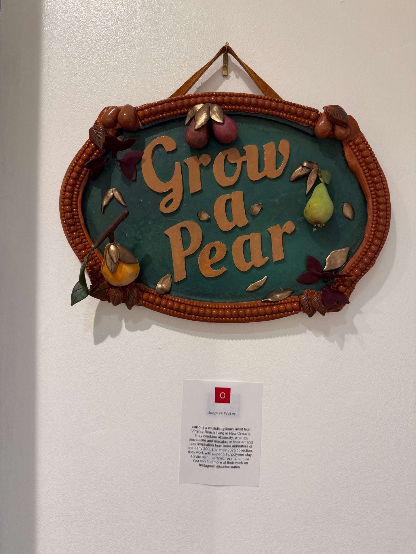 curio, framed sculptures