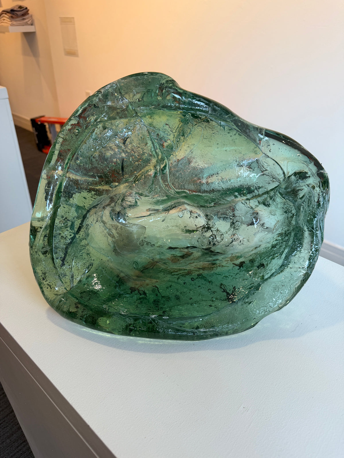 Caitlin Waugh, Green Bottle Glass cast bowl