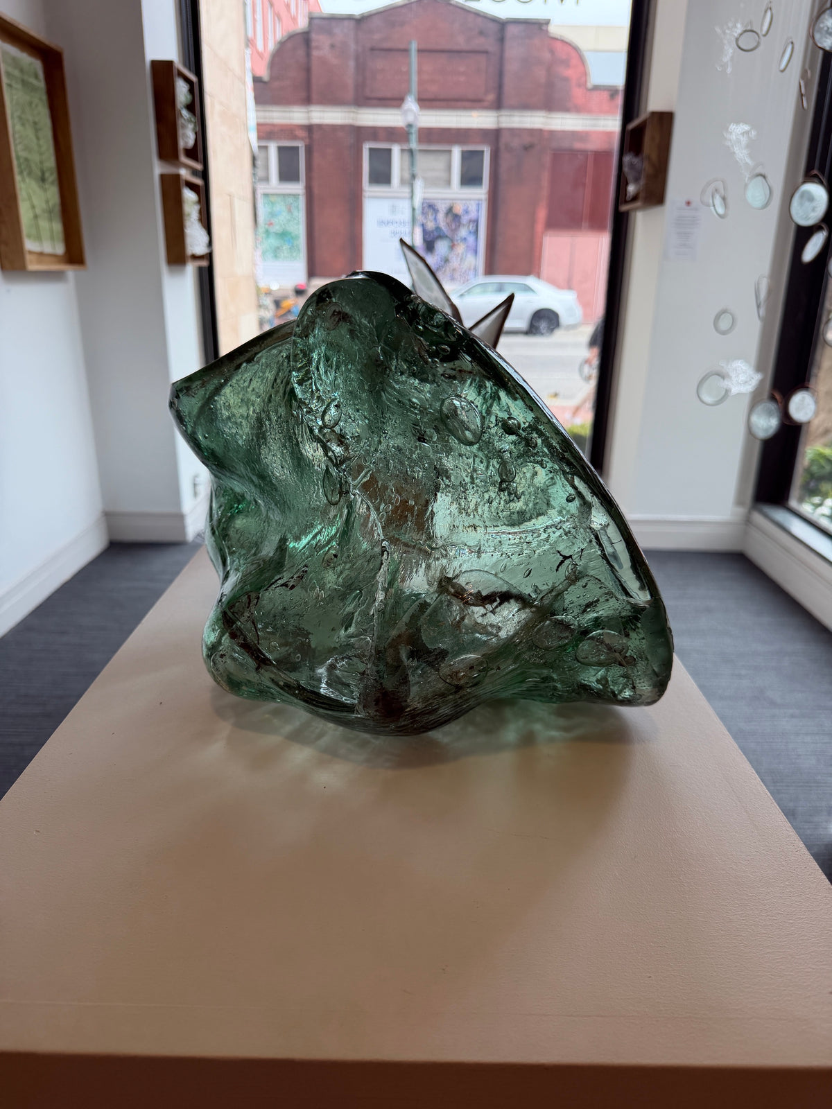 Caitlin Waugh, Green Bottle Glass cast bowl