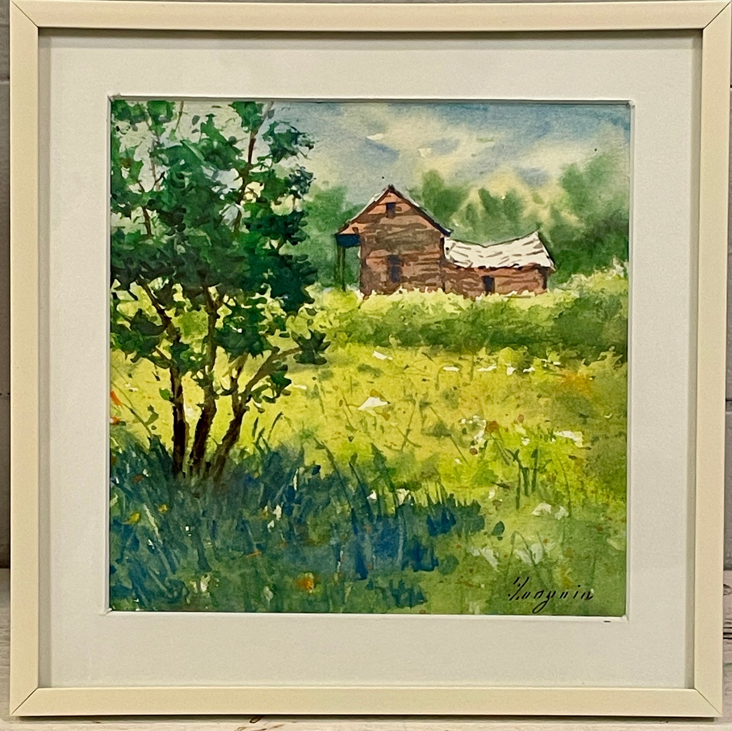 Diego Larguia, Original Watercolor