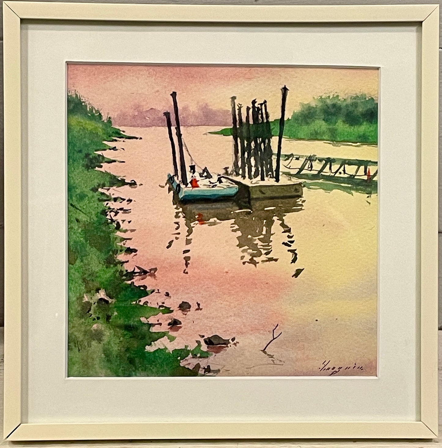 Diego Larguia, Original Watercolor