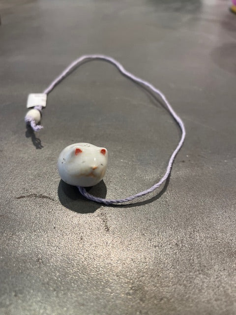 Nathalia Toledo Barcia, Porcelain Kitty Bookmark, 2023