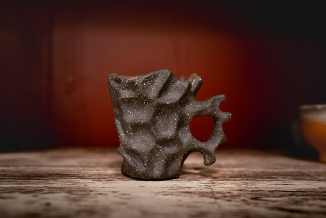 Zachary Kanzler, Pyroclastic Tea Cup, Black