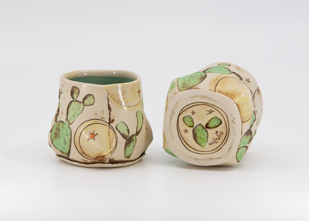 Cactus cups by Melodie Reay