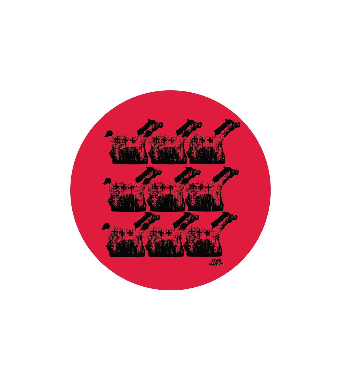 Raven Halfmoon, Stickers