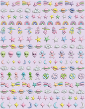 Load image into Gallery viewer, Nail Art Stickers - Spaced Out
