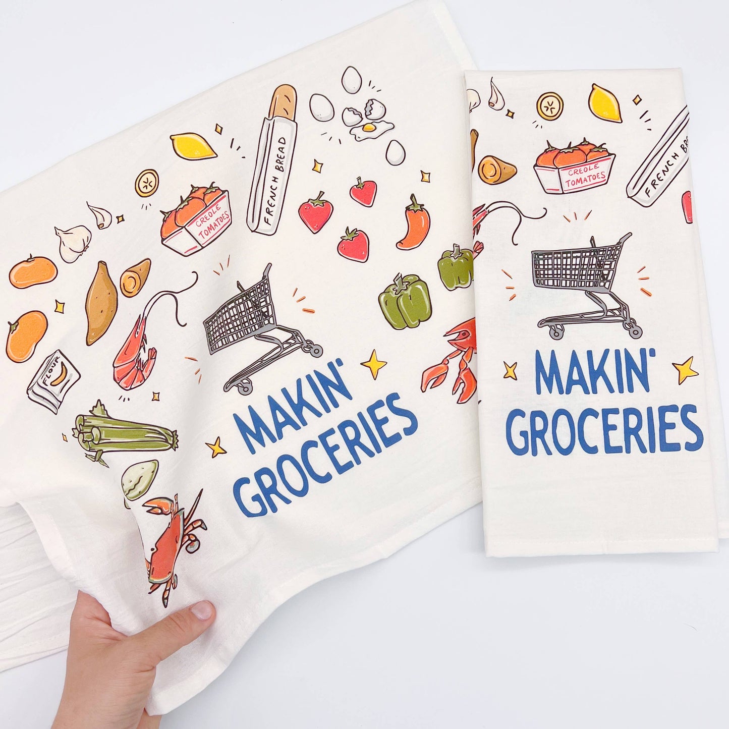 Makin' Groceries Towel - New Orleans Southern Iconic Decor