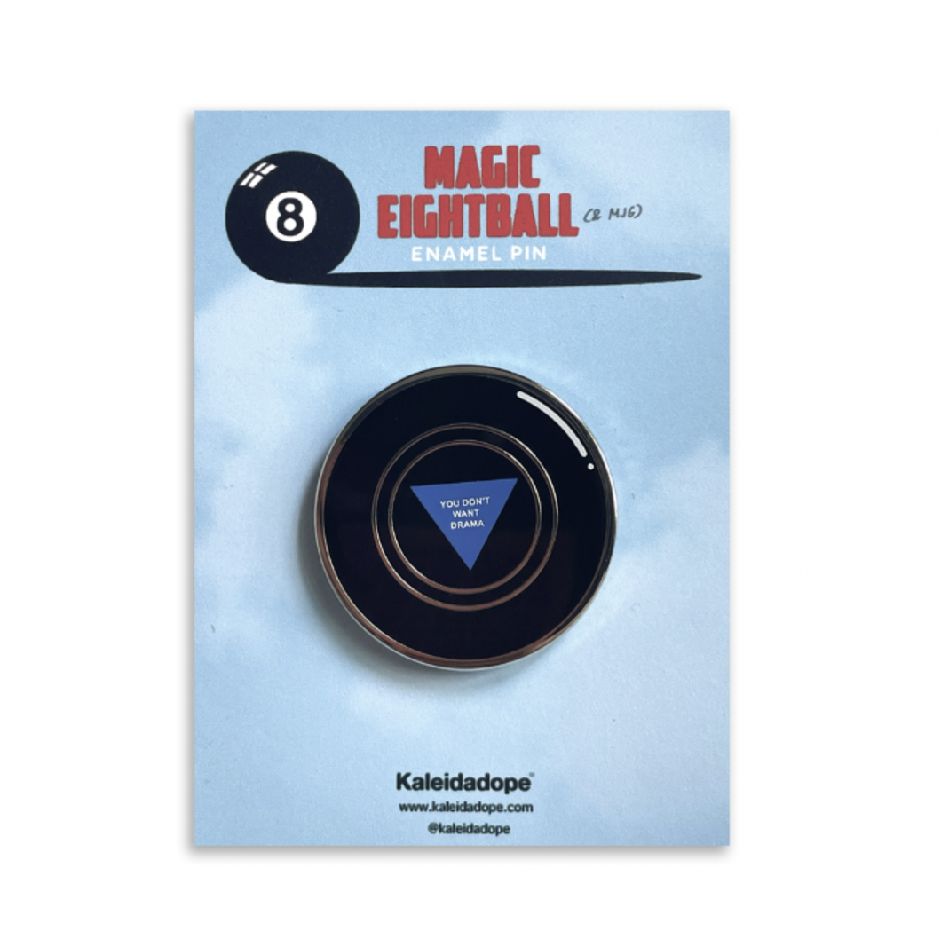 Magic Eightball (& MJG) Enamel Pin