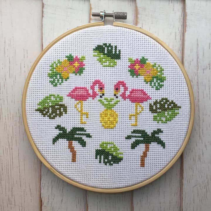 Tropical Counted Cross Stitch DIY KIT