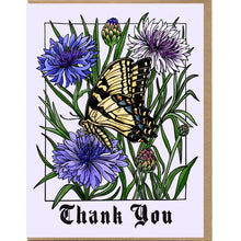 Load image into Gallery viewer, Thank You Butterfly Card
