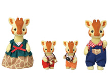 Load image into Gallery viewer, Set of 4 Doll Figures, Giraffe Family, Collectible Toys
