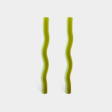 Load image into Gallery viewer, Wiggle Candle Sticks by Lex Pott - Green (2 pack)
