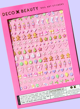 Load image into Gallery viewer, Nail Art Stickers - Gingerbread

