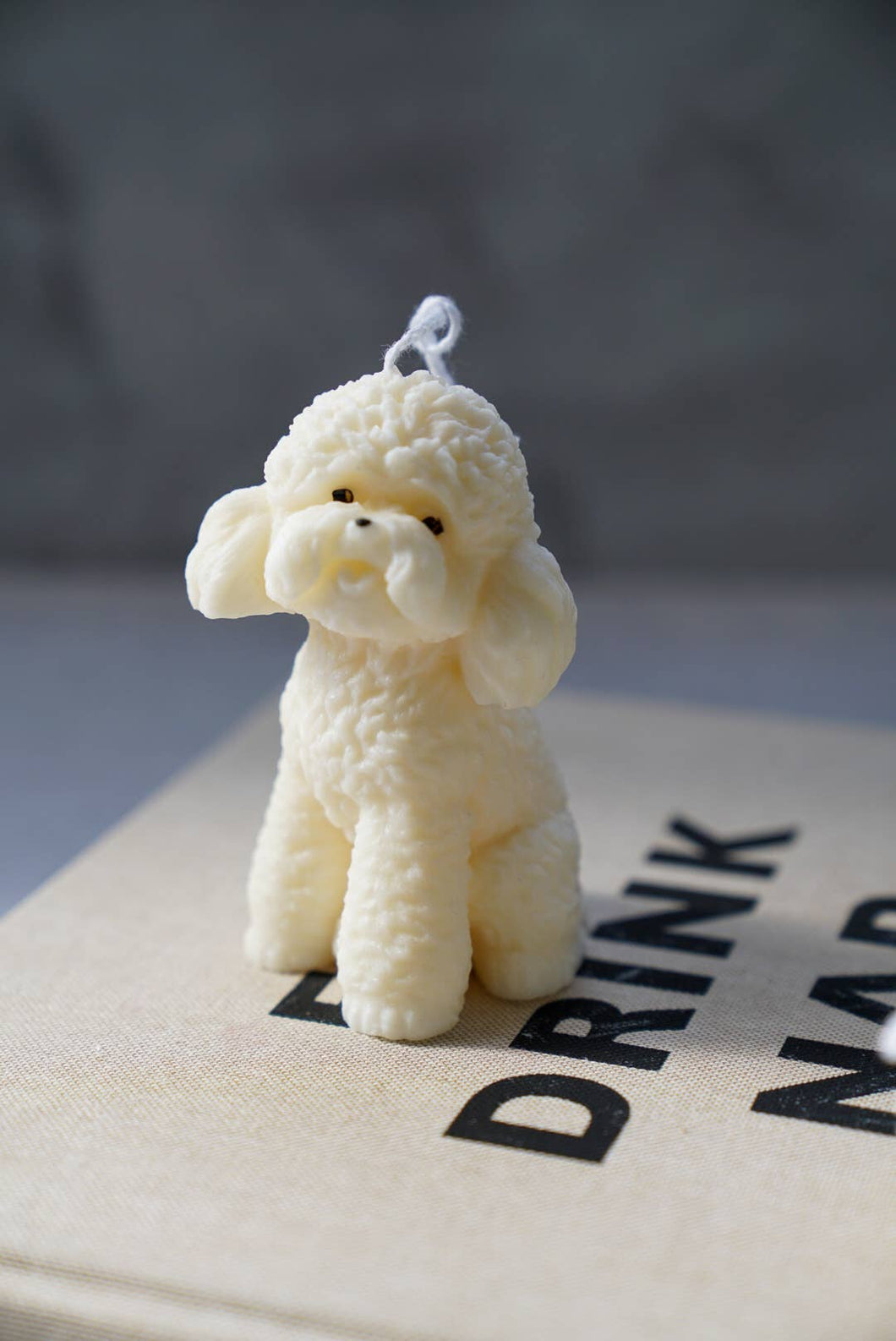Bichon Candle | Puppy Candle | Cute Poodle Candle