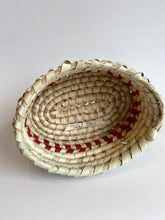 Load image into Gallery viewer, Janie Verrett Luster Red Natural Round Small Basket
