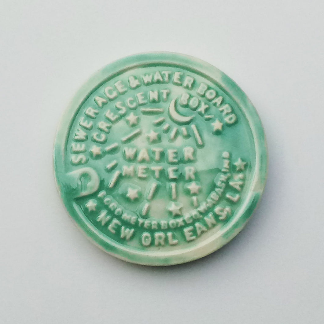 Watermeter Magnet - Shimmer Green